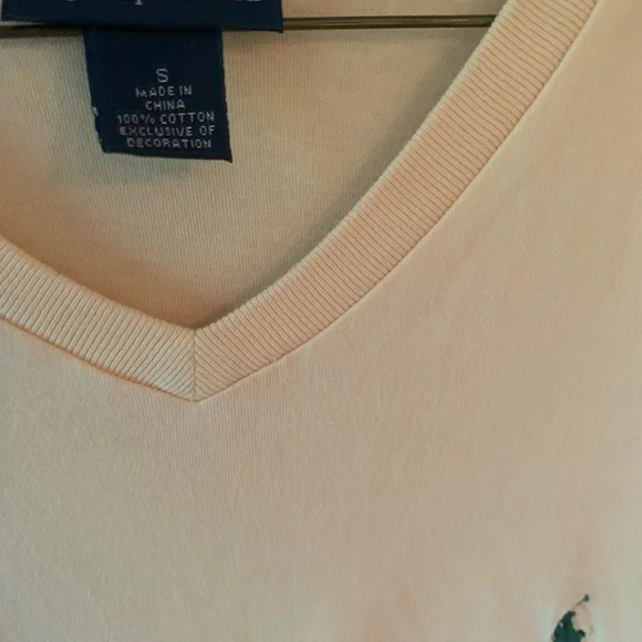 Polo by Ralph Lauren Cream Short Sleeve Tee - Picture 2 of 2
